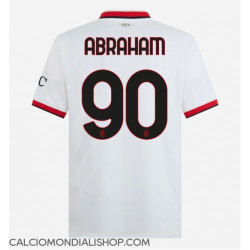 Maglie da calcio AC Milan Tammy Abraham #90 Seconda Maglia 2024-25 Manica Corta